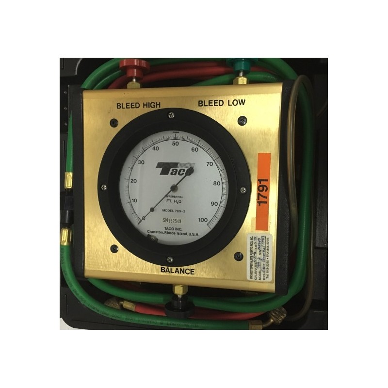 TACO 789-2 DIFFERENTIAL PRESSURE GAUGE