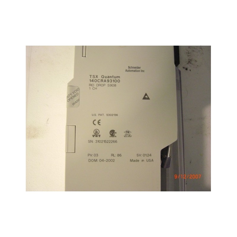 SCHNEIDER INTERFACE MODULE 140-CRA-931-00