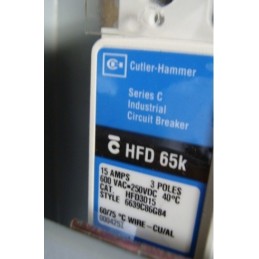 CUTLER HAMMER HFD3015 CIRC BREAKER