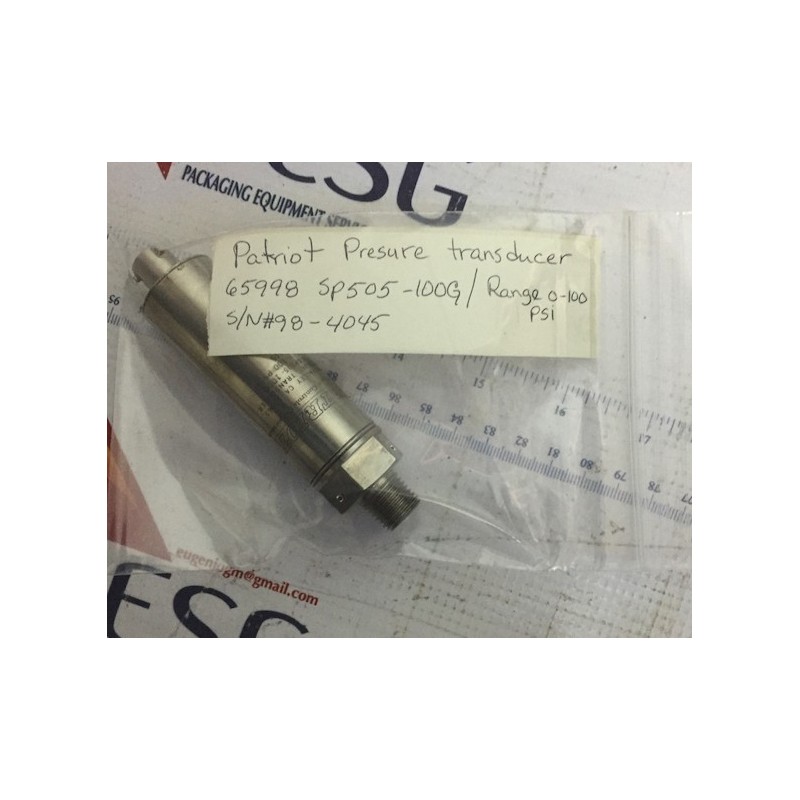 PATRIOT PRESSURE TRANSDUCER 65998 SP505-100G