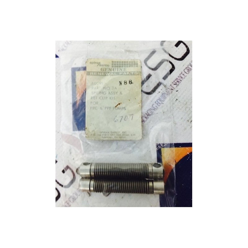SPIRAX SARCO SPRING ASSY & RET CLIP FOR PPC & PPF PUMPS 6707