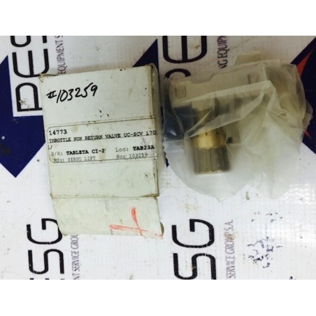 SERVO LIFT THROTTLE NON RETURN VALVE  UC-SCV 170