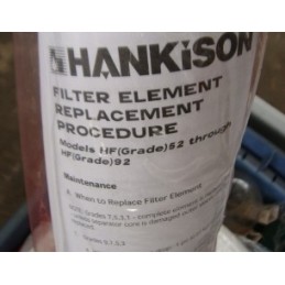 HANKISON HF52-HF92 FILTER ELEMENT