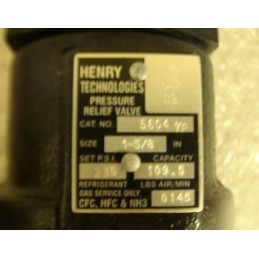 HENRY TECHNOLOGIES 5604 1-5/8" PRESSURE RELIEF VALVE