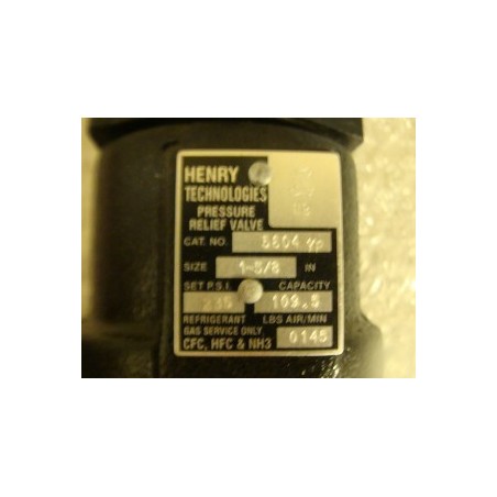 HENRY TECHNOLOGIES 5604 1-5/8" PRESSURE RELIEF VALVE