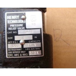 HENRY TECHNOLOGIES 5604 1-5/8" PRESSURE RELIEF VALVE