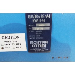 MOISTURE SYSTEMS QUADRA-BEAM 8000/SN: 86A405