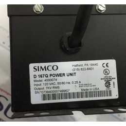 SIMCO POWER SUPPLY D167Q