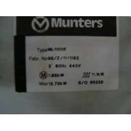 MUNTERS  ML1100E Dehumidifier