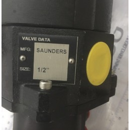 SAUNDERS VALVE DATA