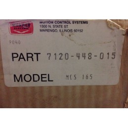 MOTION CONTROL SYSTEMS MCS 165