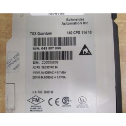 SCHNEIDER AUTOMATION POWER SUPPLY 140 CPS-114-10