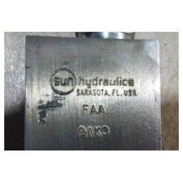 SUN HYDRAULICS VALVE FAA 9AK3