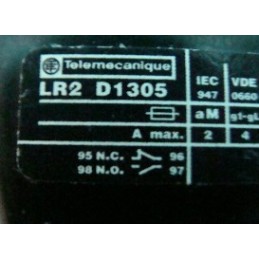 TELEMECANIQUE BIMETALLIC OVERLOAD RELAY LR2-D1305