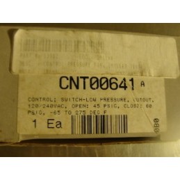 TRANE CONTROL SWITCH-LOW PRESSURE CNT00641