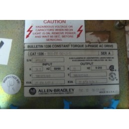 DRIVE ALLEN BRADLEY 1336-B020-EOE-FA2-L3-S1 SER A