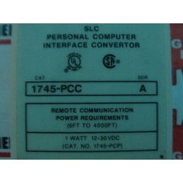 ALLEN BRADLEY INTERFACE CONVERTOR 1745-PCC