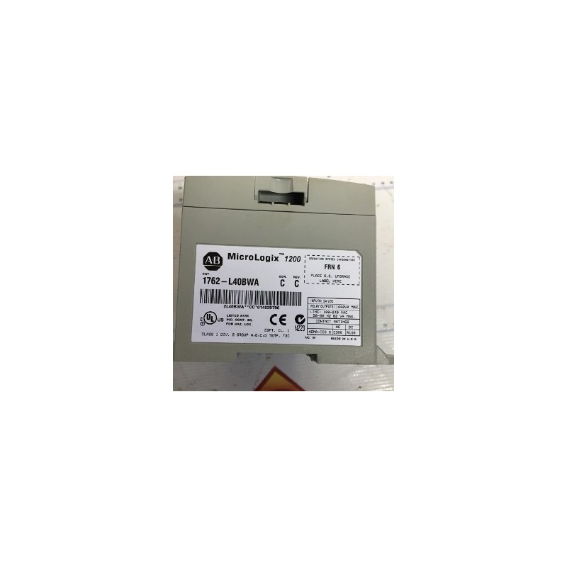 ALLEN BRADLEY MICROLOGIX 1200 1762-L40BWA