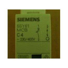 SIEMENS BREAKER 5SY61MCBC4 5SY6104-7BB