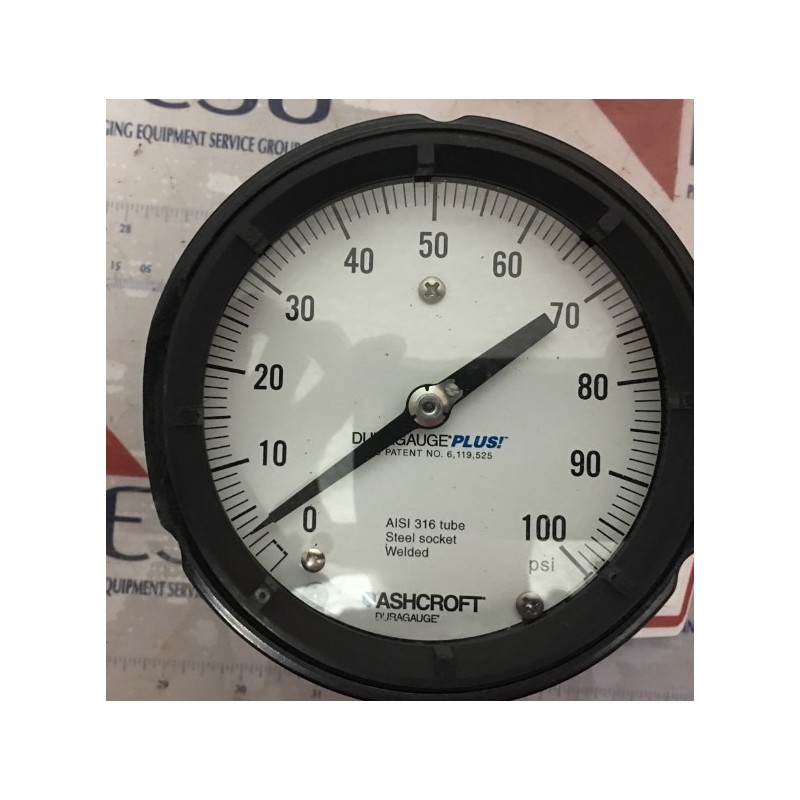 ASHCROFT DURAGAUGE 100PSI 316