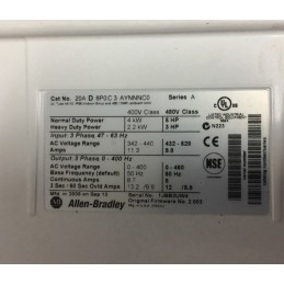 ALLEN BRADLEY POWERFLEX70 20AD8P0C3AYNNNC0