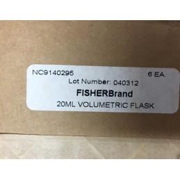 FISHER VOLUMETRIC FLASK 20ML