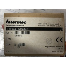 INTERMEC SERIAL ADAPTER