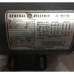 GENERAL ELECTRIC GE MOTOR 5K39RN34A