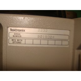 TEKTRONIX OSCILLOSCOPE 100 MHZ DIGITAL STORAGE 2232