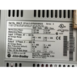 ALLEN BRADLEY POWER FLEX 70  1P1A 0 AYNANNN/A