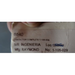 RAYMOND CONTACTOR 1-105-029