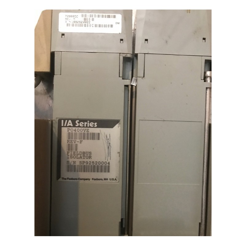 FOXBORO I/A SERIES FIELDBUS ISOLATOR P0400VE REV-H