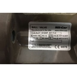 NIL-COR FANGED BALL VALVE 1-610-STTH