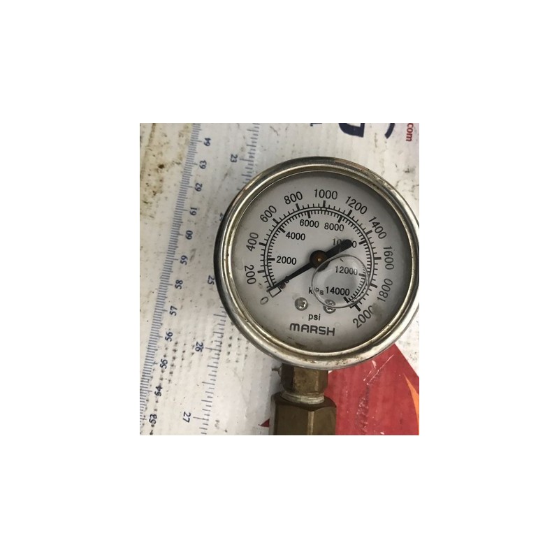 MARSH GAUGE 0-2000 PSI