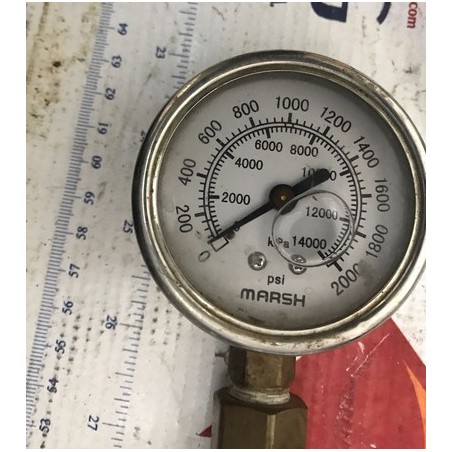 MARSH GAUGE 0-2000 PSI