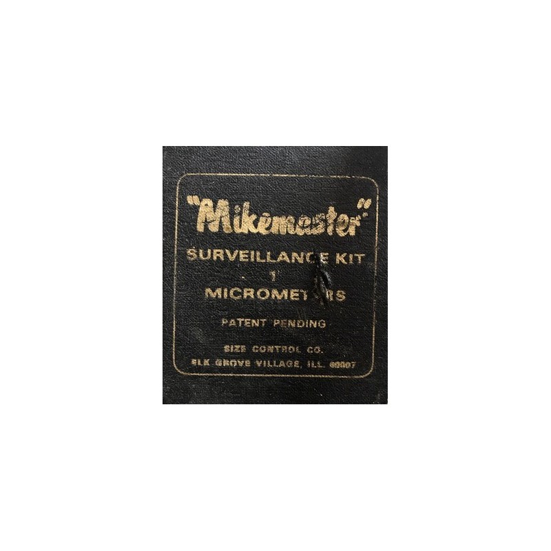 MIKEMASTER MICROMETERS 0-1 SURVEILLANCE