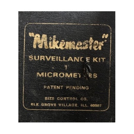 MIKEMASTER MICROMETERS 0-1 SURVEILLANCE