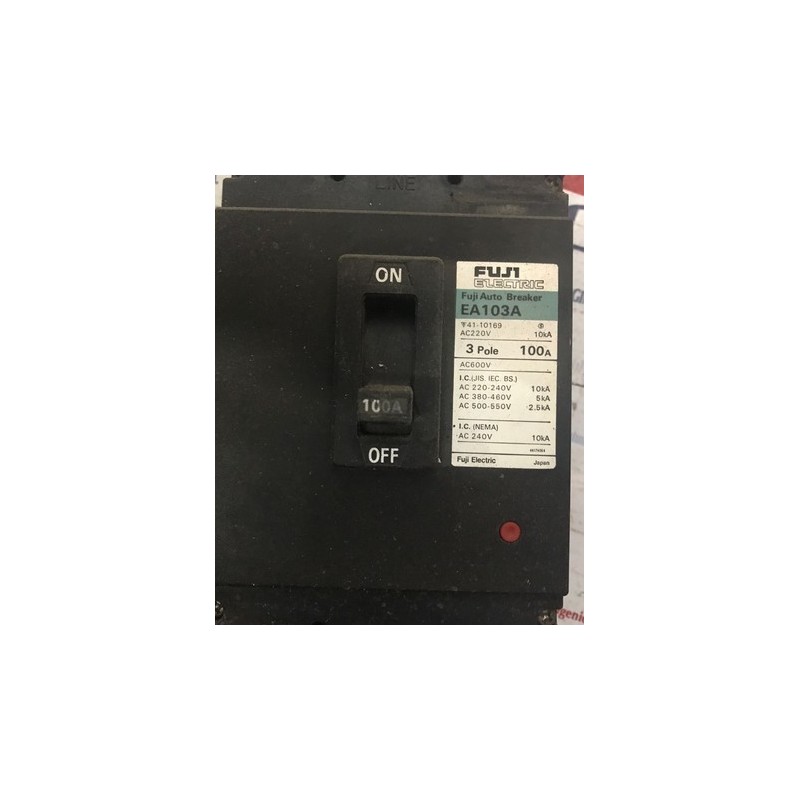 FUJI ELECTRIC EA 103A 100A 3 POLE