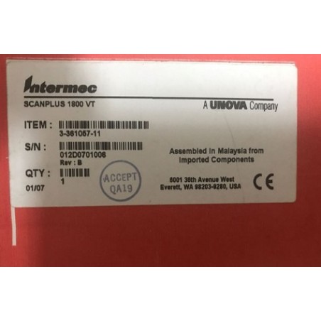 INTERMEC 012D0701006