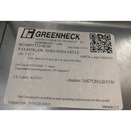 GREENHECK 450157