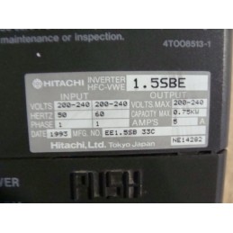 HITACHI HFC-VWE 1.5SBE