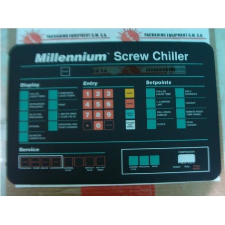 MILLENIUM SCREW CHILLER KEYPAD 024-25258-000