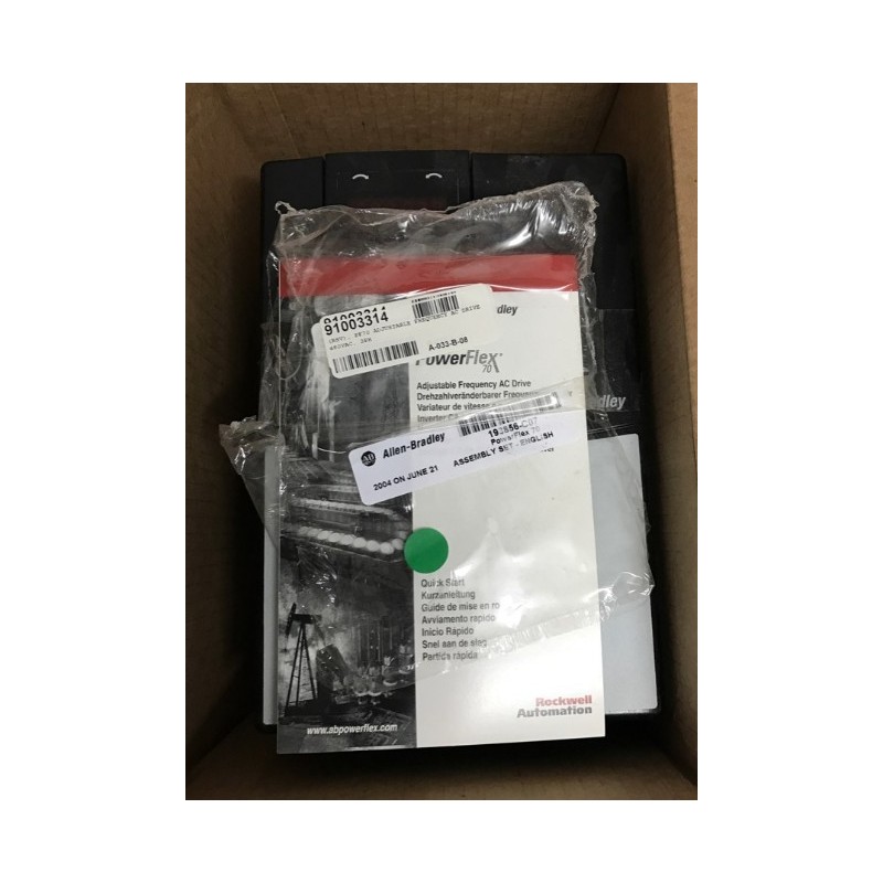 ALLEN BRADLEY POWER FLEX 70 20A D 8P0 A 0 AYNNNC0 SER A