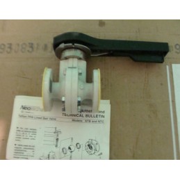 NEOTECHA TEFLON PFA LIND BALL VALVE 1/2 NTBA1H