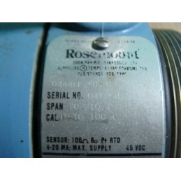 ROSEMOUNT 0444RL2U1A1E5 TRANSMITTER TEMP SPAN