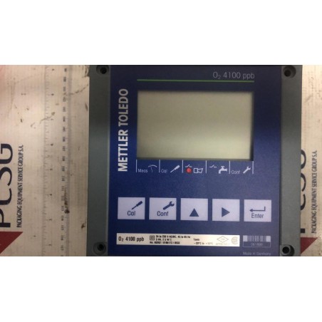 METTLER TOLEDO O2 4100ppb TRANSMITTER DISPLAY