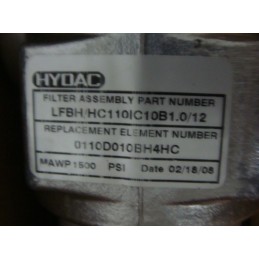 HYDAC FILTER LFBH/HC110IC10B1.0/12