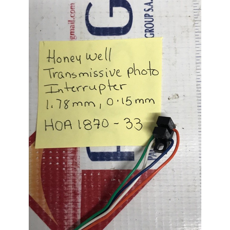 HONEY WELL TRANSMISSIVE PHOTO INTERRUPTER 1.78mm, 0.15mm HOA 1870-33