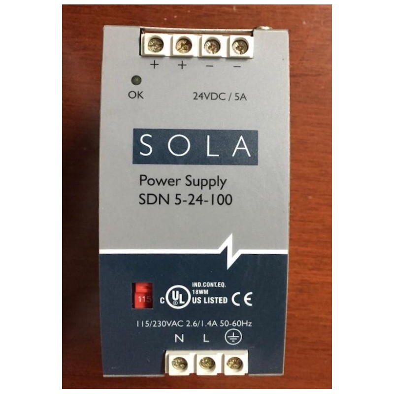 SOLA POWER SUPPLY SDN 5-24-100