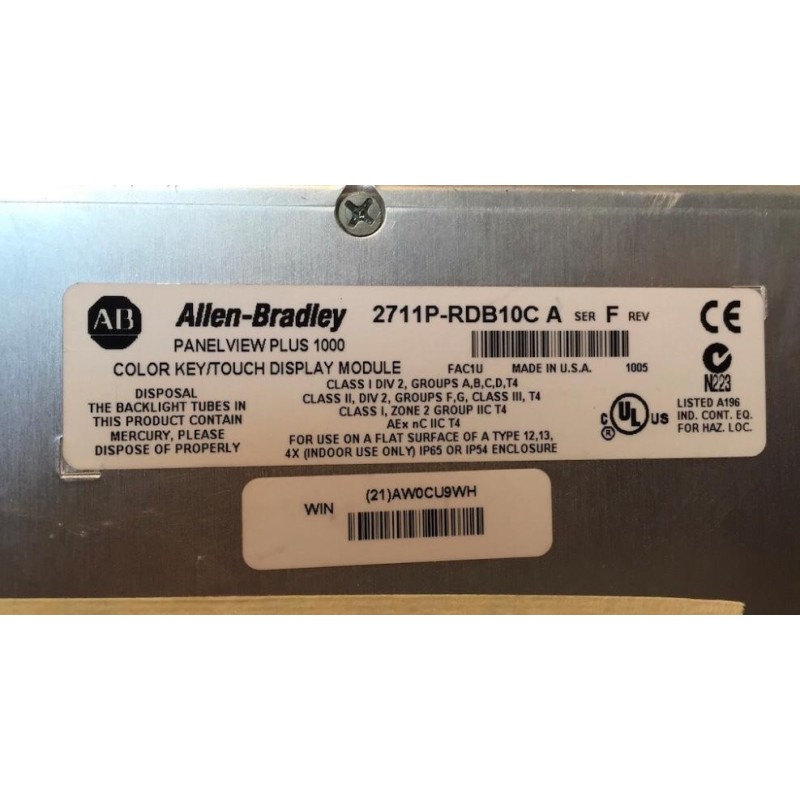 ALLEN-BRADLEY 2711P-RDB10C